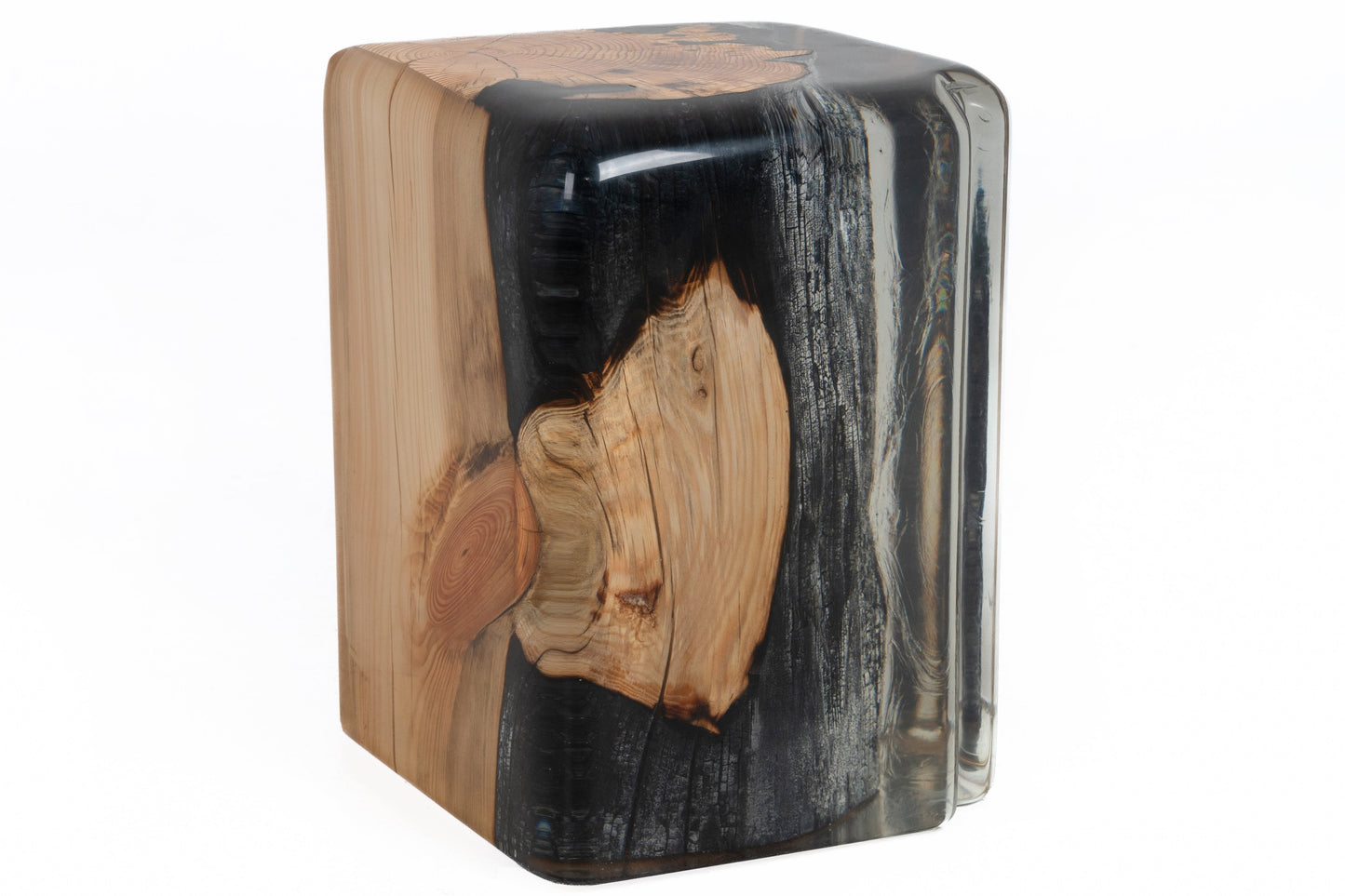 Burnt Oak Crystal Log