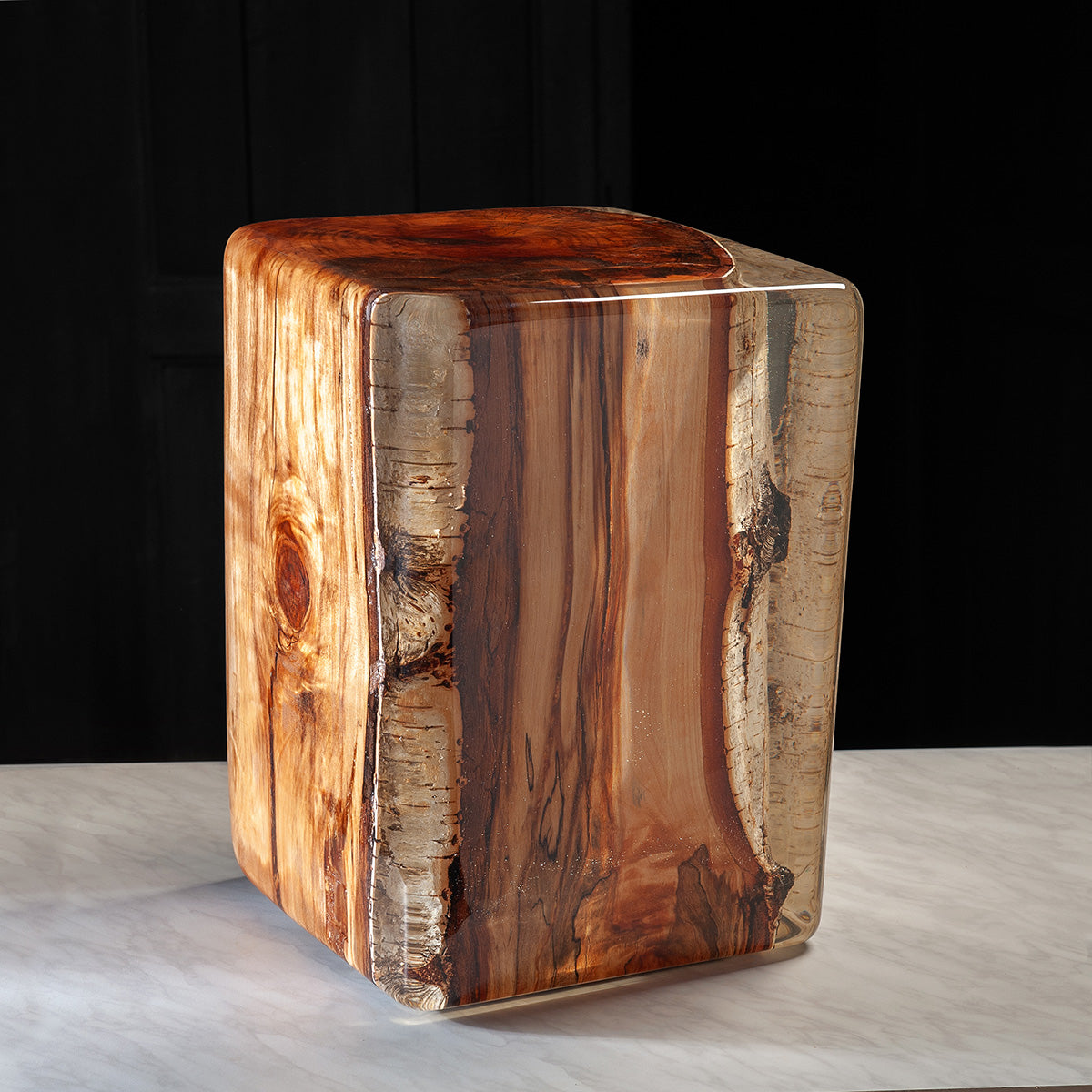Crystal Wooden Log